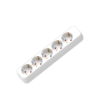 5-outlets Germany Power Strip